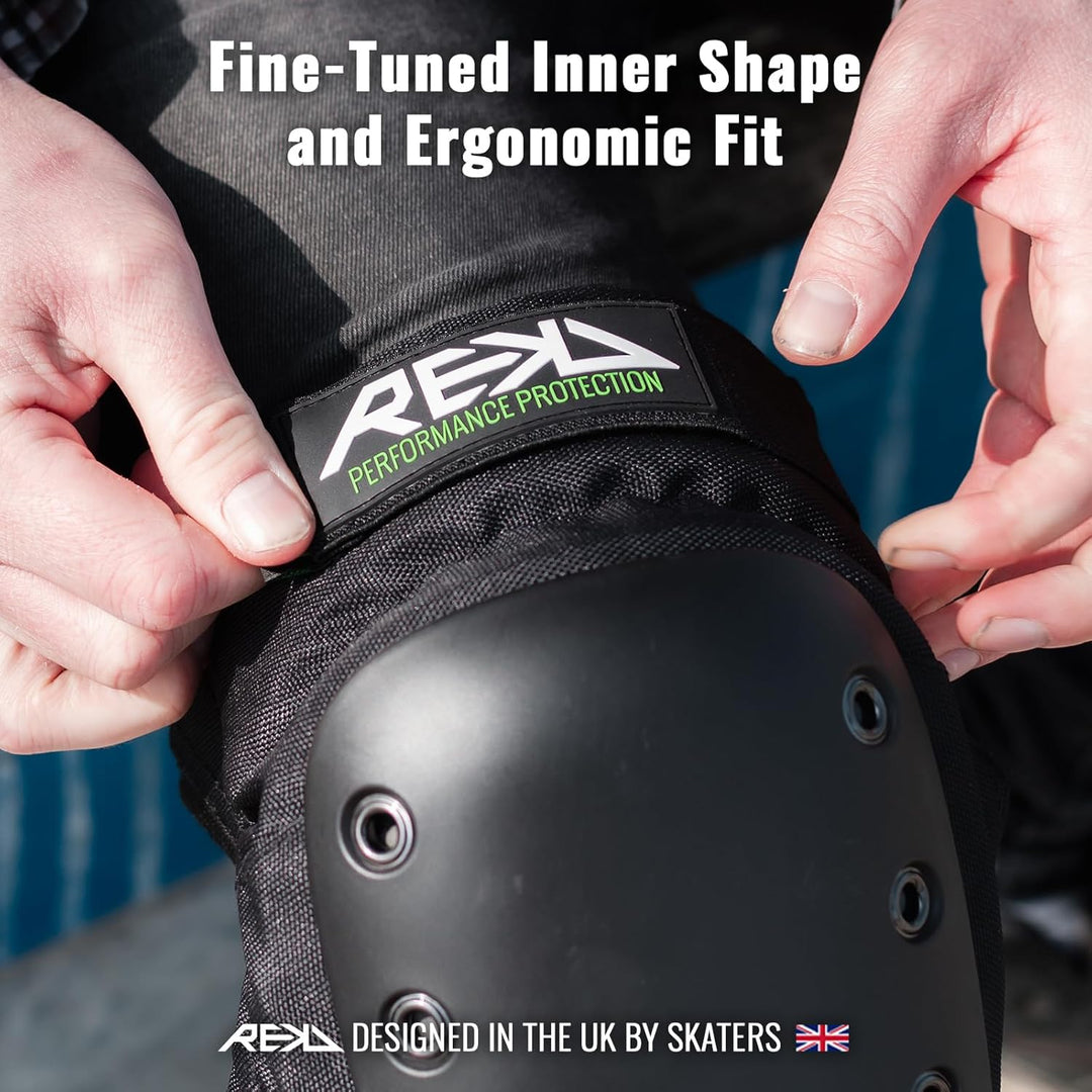 Rekd Energy Ramp Knee Pads Knieschoner S schwarz (schwarz), S schwarz (schwarz)