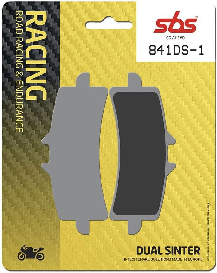 SBS - Plaquettes De Frein Moto 841Ds Road Racing Dual Sinter