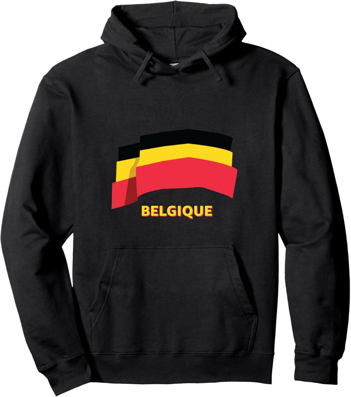 Flagge Belgien Pullover Hoodie