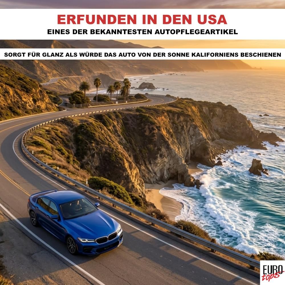 EUROtops Profi Car Duster Handbesen, Auto-Reinigung ohne Wasser Rot Extra Lang, Rot Extra Lang