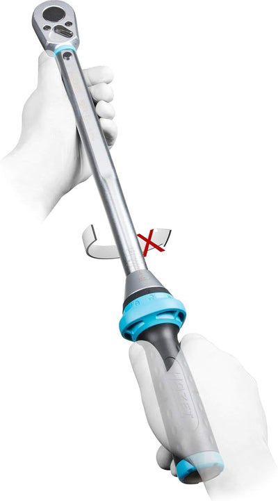 HAZET Drehmomentschlüssel 3/8 Zoll 5111-3CT | 20-120 Nm, Abtrieb: Vierkant 10 mm | anwenderfreundlic