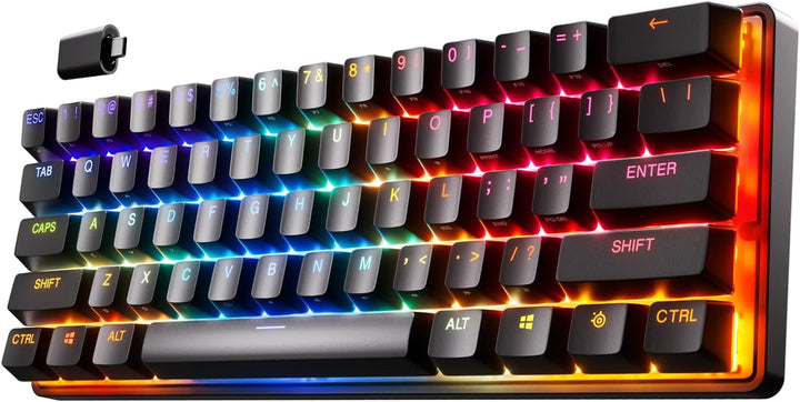 SteelSeries Apex Pro Mini Wireless HyperMagnetic Gaming-Tastatur – Die weltweit schnellste Tastatur