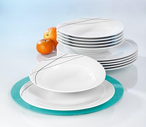 Seltmann Weiden 1.692274 Suppenteller 23 cm, Trio Highline 1 Stück (1er Pack), 1 Stück (1er Pac