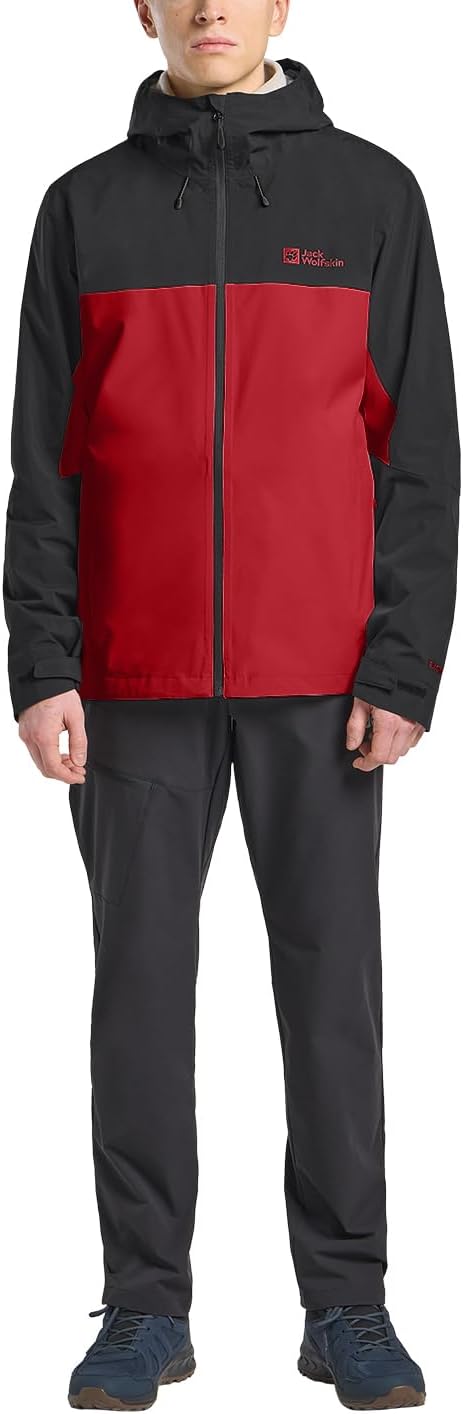 Jack Wolfskin Herren Weiltal 2l Jkt M Jacke, adrenaline red