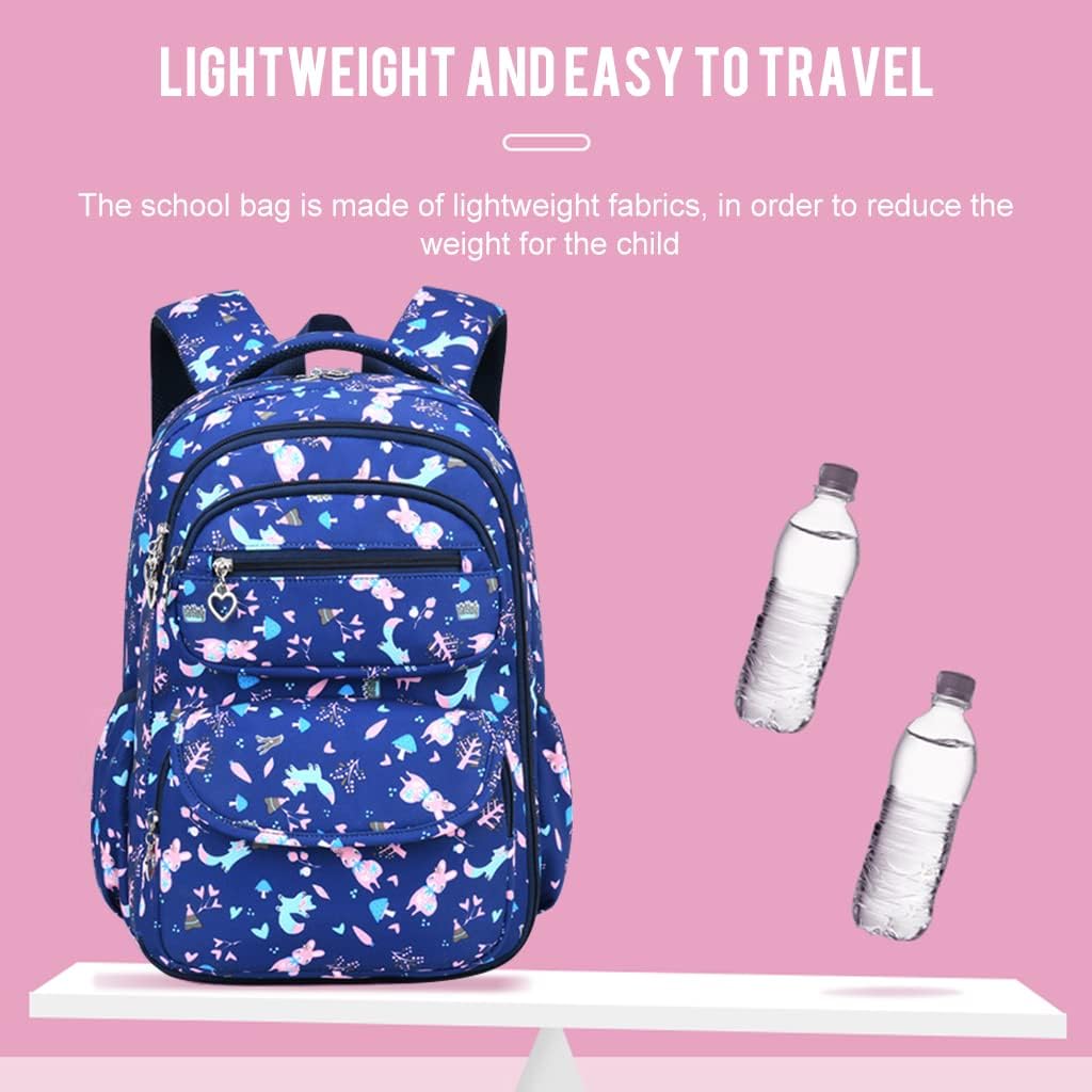 Schulrucksack für Mädchen, Kinder Schulranzen Grundschultaschen Kinderrucksack Studenten Rucksäcke L