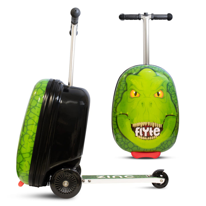 Flyte Scooter Koffer - 2-in-1, 45 cm Reisekoffer Kinder, 25 Liter Fassungsvermögen Kinderkoffer Hand