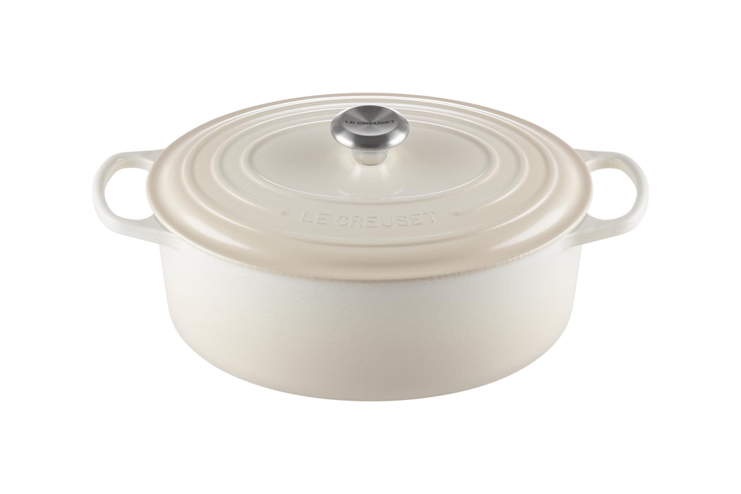 Le Creuset Signature Gusseisen-Bräter mit Deckel, Ø 31 cm, Oval, Für alle Herdarten und Induktion ge