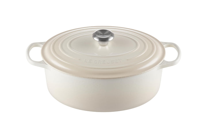 Le Creuset Signature Gusseisen-Bräter mit Deckel, Ø 31 cm, Oval, Für alle Herdarten und Induktion ge