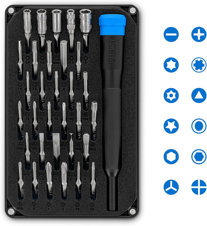 iFixit Pro Tech Go Toolkit (Schwarze Ausgabe) – Das mobile Reparaturset für Elektronik, Schwarz