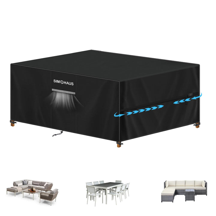 Abdeckung Gartenmöbel Wasserdicht Winterfest Lounge Abdeckung | Abdeckplane Gartenmöbel Tischabdecku