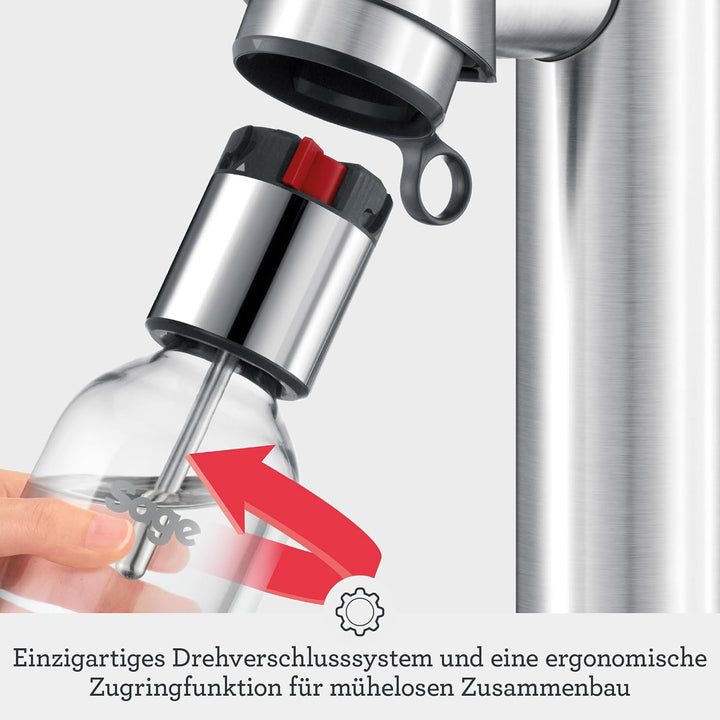Sage - The InFizz Fusion Home Soda Maker - Für sprudelndes Wasser, Saft, Tee, Cocktails und alle spr
