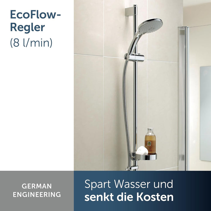 Ideal Standard SOLIDO B9403AA, Chrom Handbrause IDEALRAIN M3 mit 3 Funktion, Anschlussgewinde G1/2,