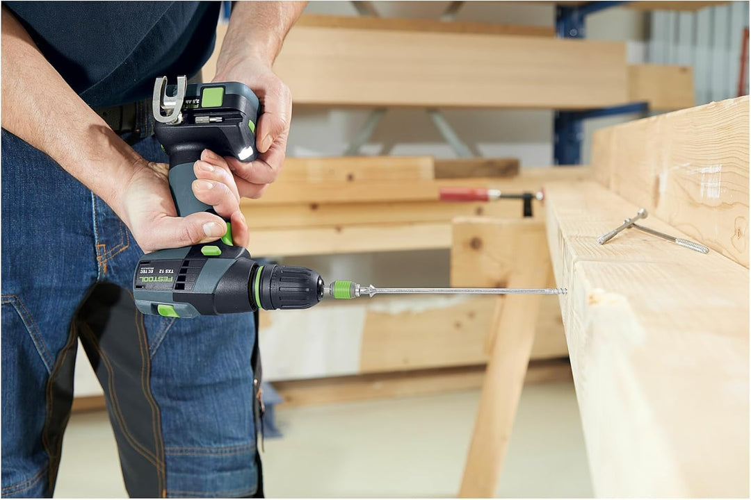 Festool Akku-Bohrschrauber TXS 12 2,5-Plus 576873 (Bohrschrauber Bohrer Werkstatt Holzbohrer Stahlbo