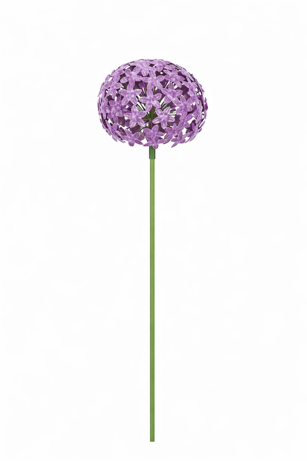 Allium Stick ArtFerro Purple – Metall-Gartenstecker lila, 20 × 20 × 111,2 cm – Wetterfeste Gartendek