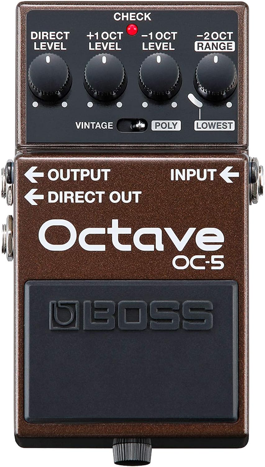 Boss OC-5 Oktave Pedal Effektgerät Octaver + keepdrum 9V Netzteil