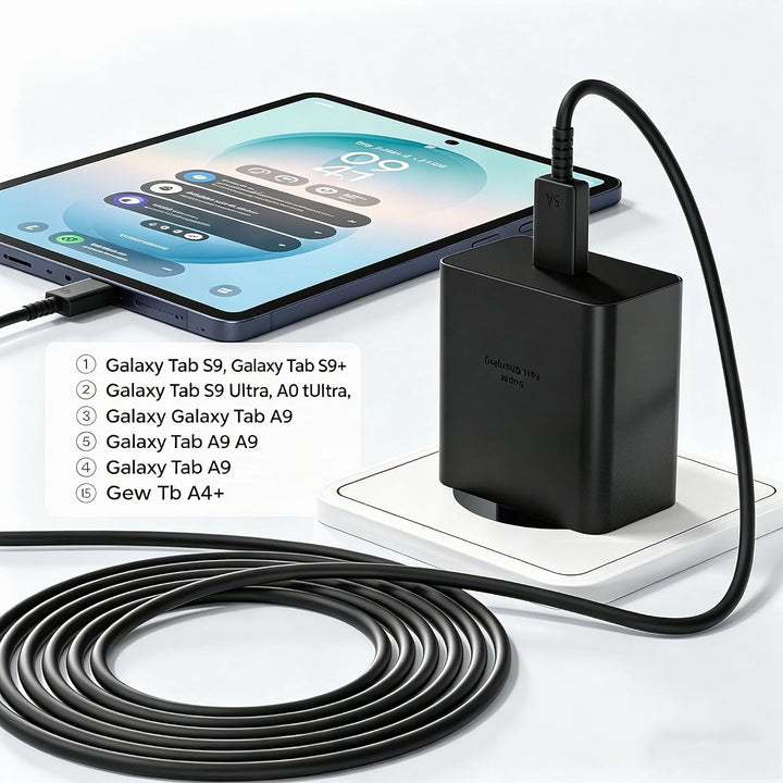 45W Schnellladegerät Netzteil Ladegerät USB Typ C Adapter Fast Charger,fürSamsung GalaxyS24 S25 S23