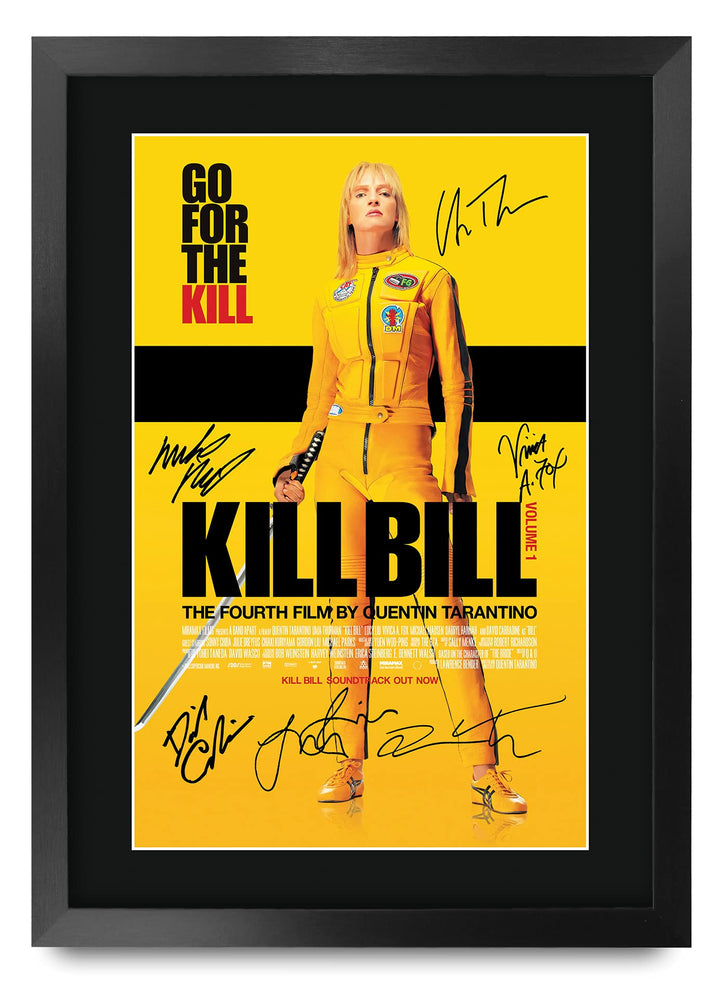 HWC Trading Kill Bill Vol. 1 Die Cast Geschenke Printed Poster Autogramm Bild für Film-Memorabilia F