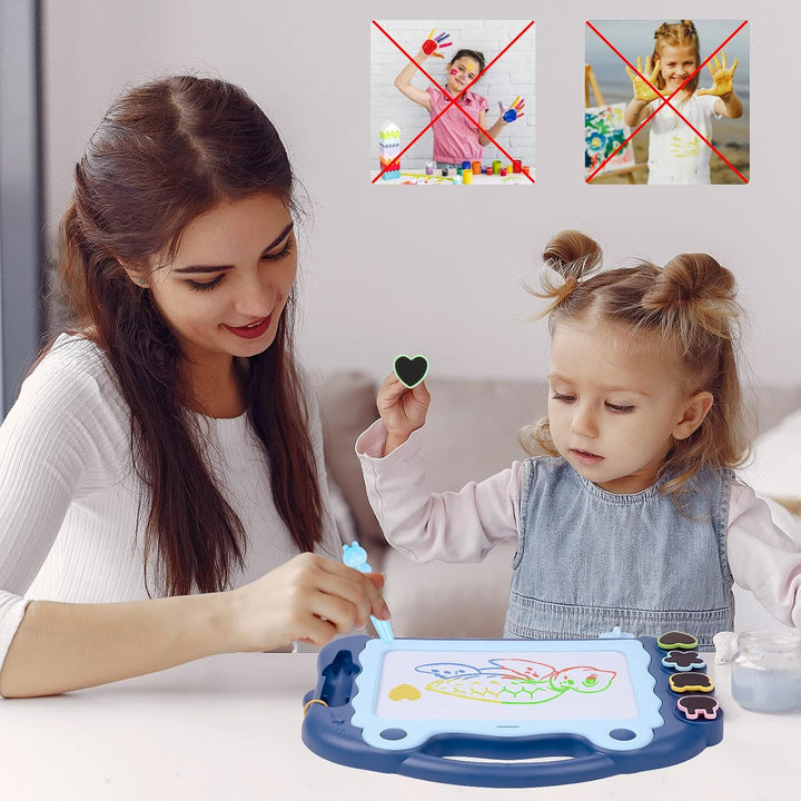 Sarsumir Magnetische Maltafel Zaubertafeln für Kinder, Zaubertafel Maltafel Magnettafel Reisegrösse,