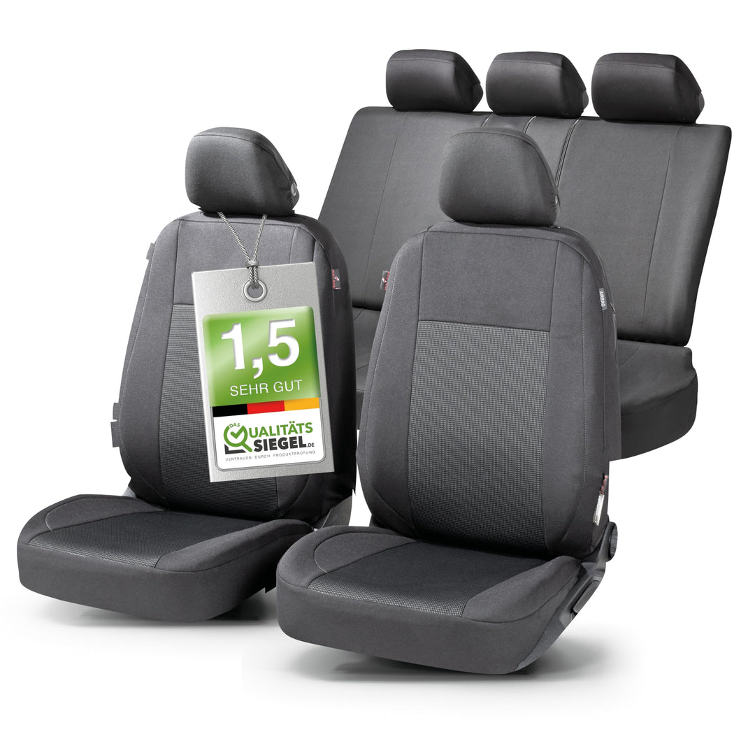 Walser Premium Autositzbezüge Ardwell mit Reissverschluss Qualitätssieger Sehr Gut* Sitzbezüge Auto,