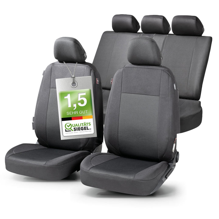 Walser Premium Autositzbezüge Ardwell mit Reissverschluss Qualitätssieger Sehr Gut* Sitzbezüge Auto,