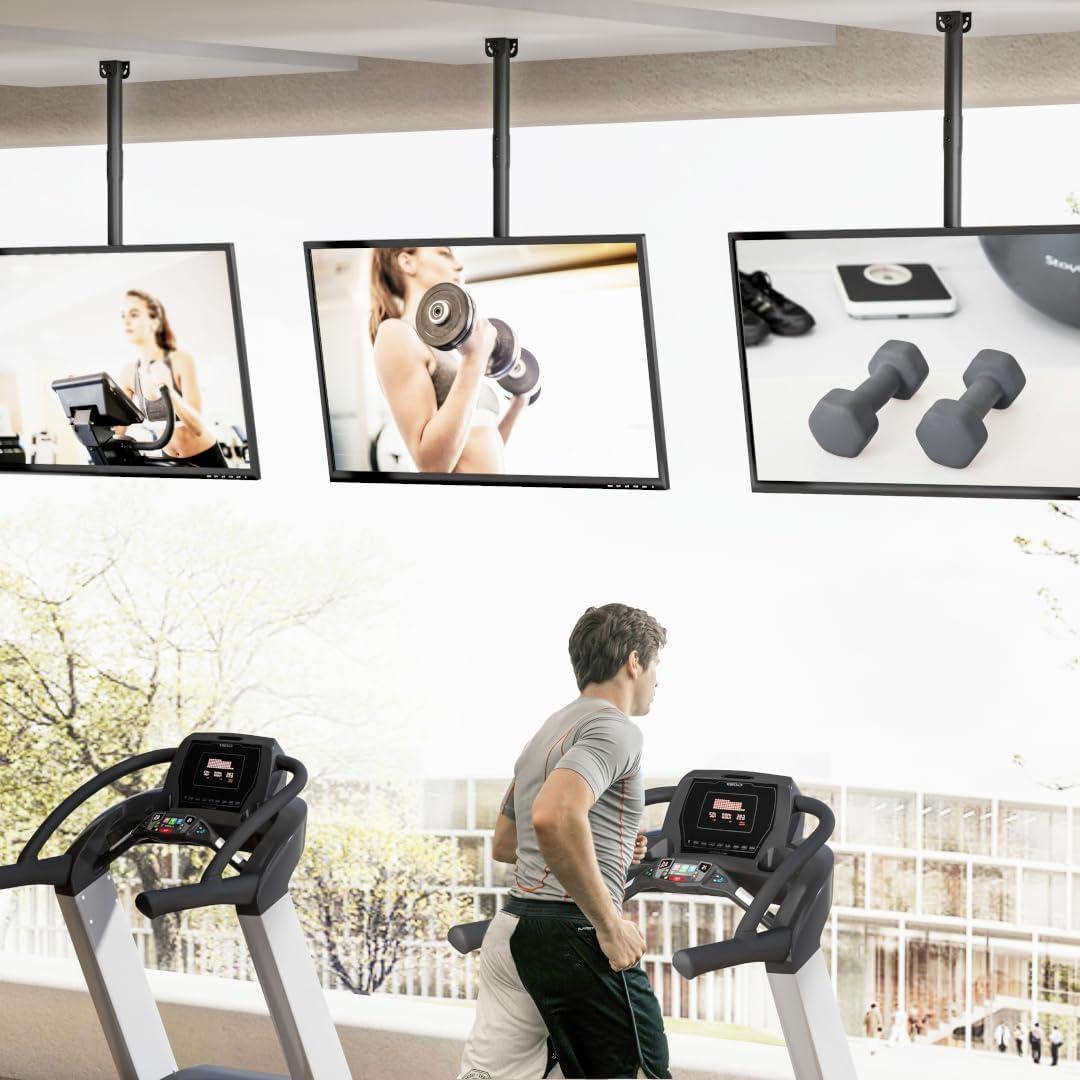 My Wall bewegliche TV Deckenhalterung – HD8L, Deckenhalterung für Fernseher 43"-86", drehbar &amp; neigb