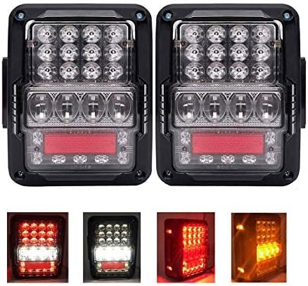 SXMA LED Rücklicht Bremslicht Rückfahrscheinwerfer für Wrangler JK JKU 2007-2017 Euro Version