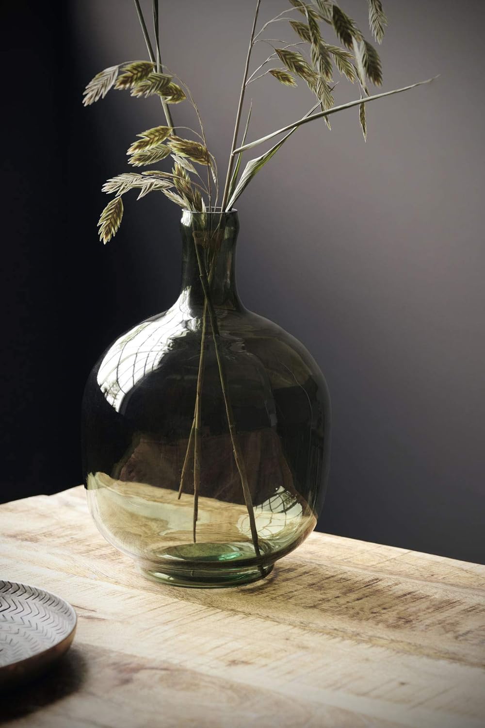 House Doctor 208346065, Vase, Tinka, Dunkelgrün, Glas