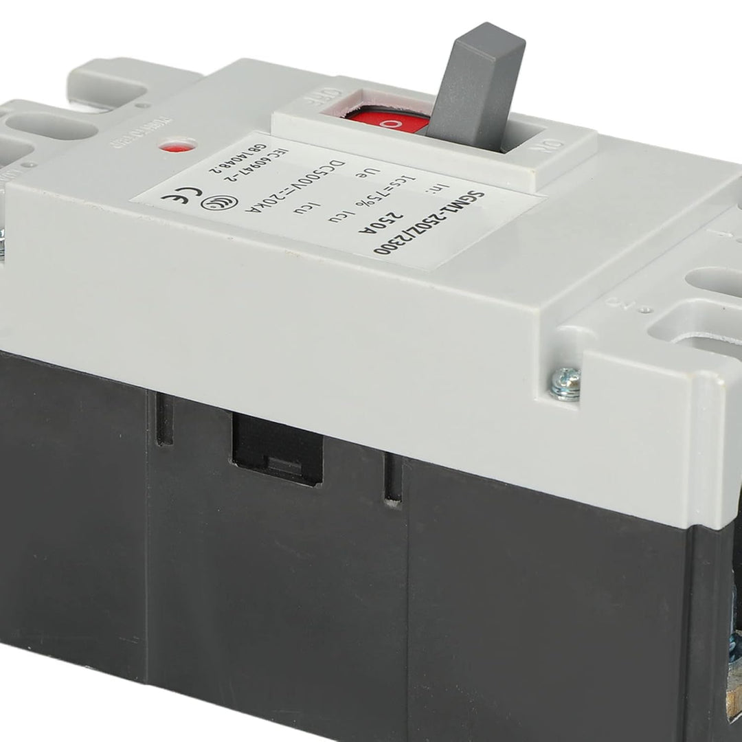 2P DC-Leistungsschalter MCCB Solarhauptschalter Batterieschutzschalter Isolator 500V 250A
