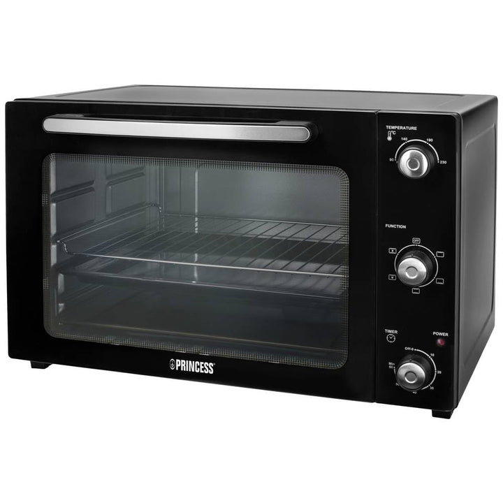 Princess 112759 Umluft-Ofen, 55 Liter Fassungsvermögen, zum Grillen/ Backen/ Auftauen und Toasten ge