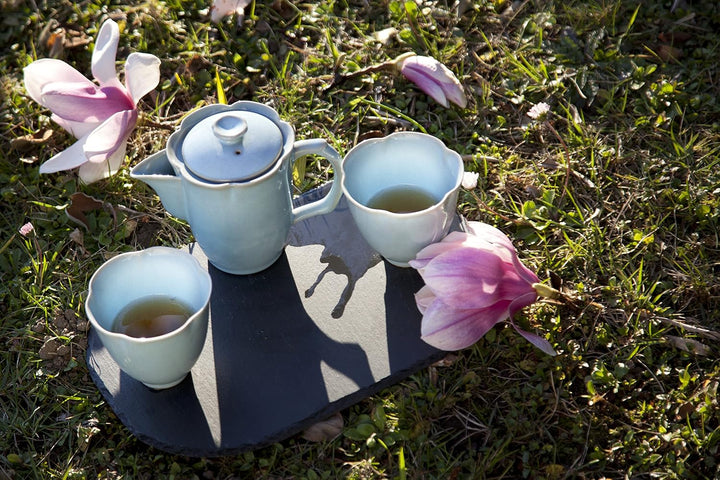 TEA SOUL B6021247 Set Mit Teekanne Und 2 Bechern, blau