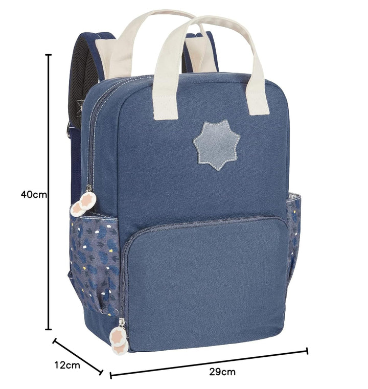 Badabulle Wickelrucksack Oasis, inkl. Kinderwagenbefestigung und Wickelunterlage, mit doppelter Öffn