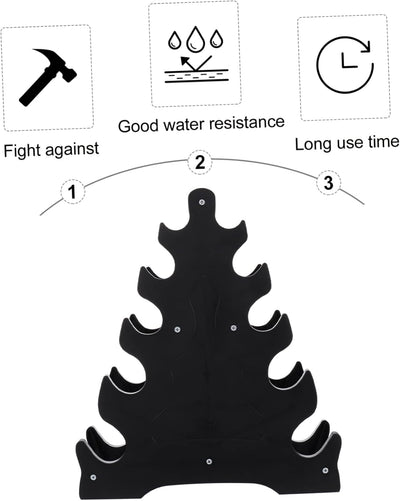 BESPORTBLE Hanteln Halter Hantelablage Hantelständer 5 Lagige Kurzhantelablage Hantelbaum Gewichtest