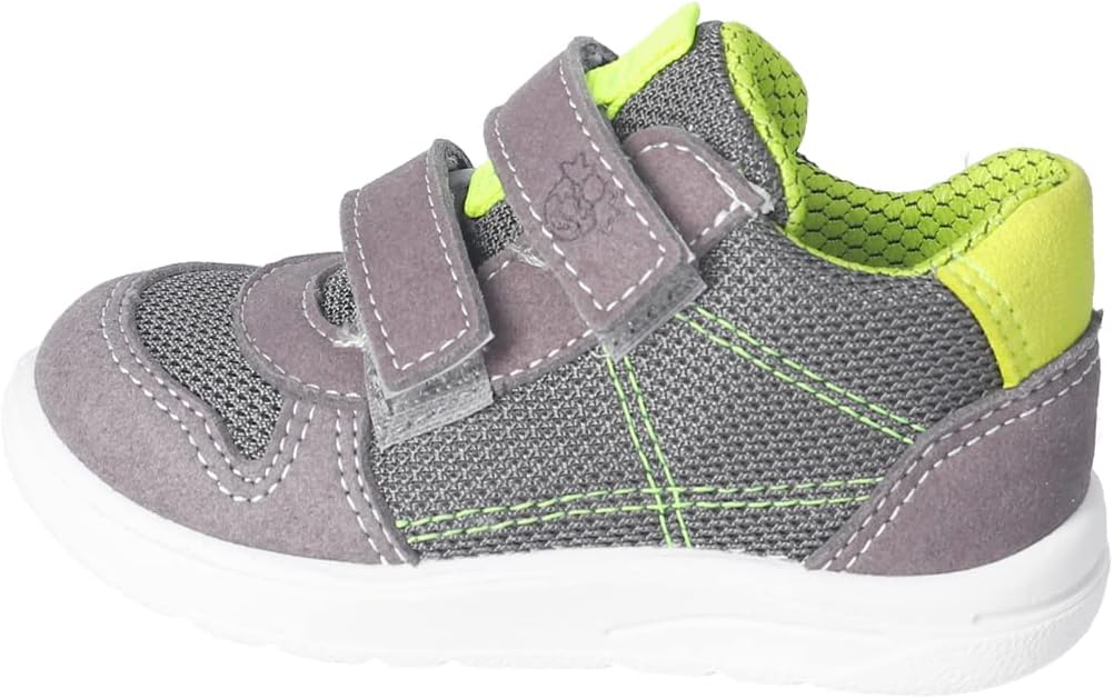 RICOSTA Jungen Low-Top Sneaker SAM, Kinder Lauflernschuhe, Weite: Mittel, lose Einlage 21 EU Grau 45