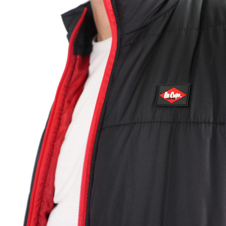 Lee Cooper Arbeitskleidung Herren Arbeitssicherheit Leichte Padded Vest Gilet Warmer mit Kontrastnäh