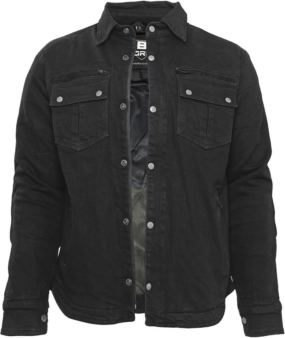 Bores Driver Motorrad Hemd (Black,M)