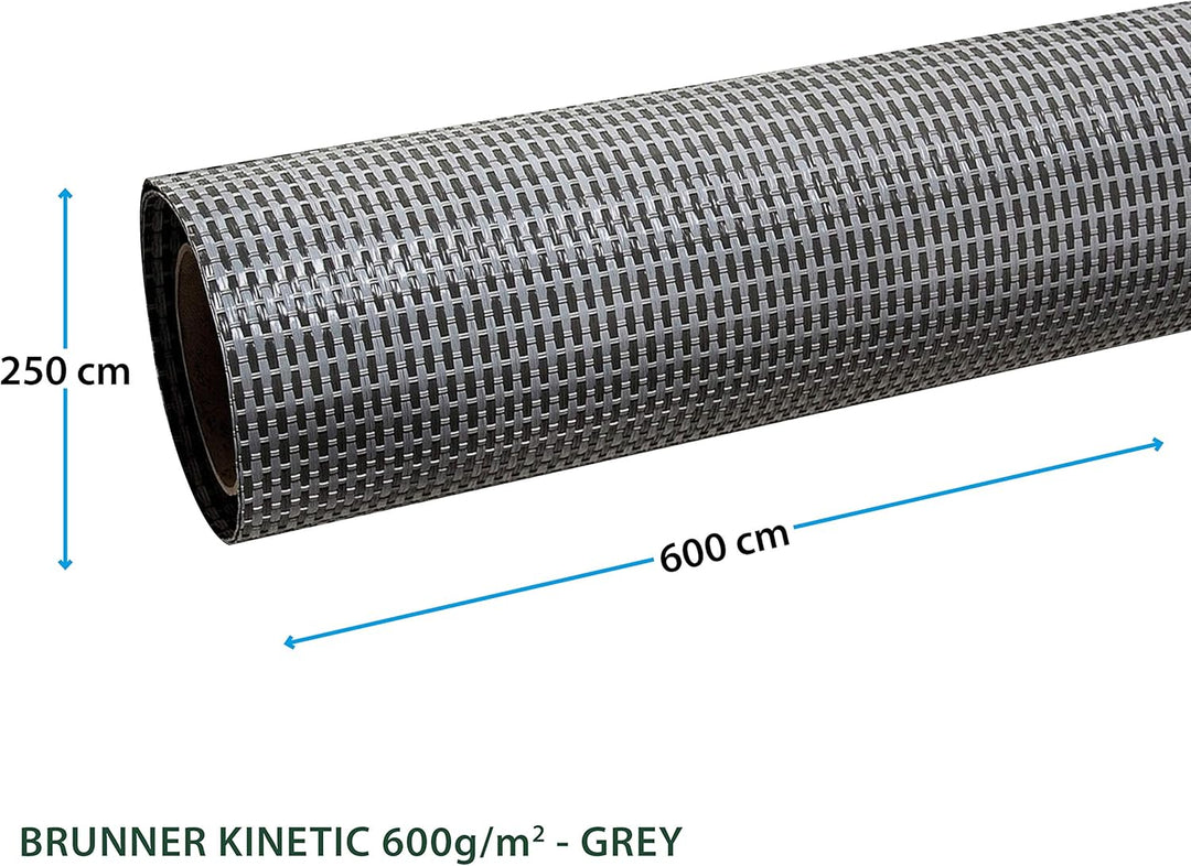 BRUNNER Zeltteppich Kinetic 250 x 600 (grau)