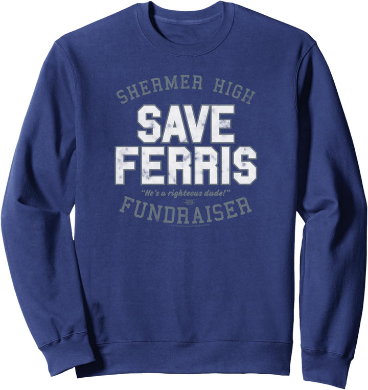 Ferris Bueller's Day Off Shermer High Save Ferris Sweatshirt