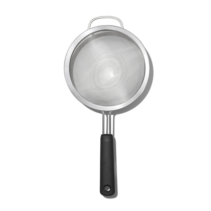OXO 38991 Stangensieb, Edelstahl, schwarz, 8 Inch Strainer, 8 Inch Strainer