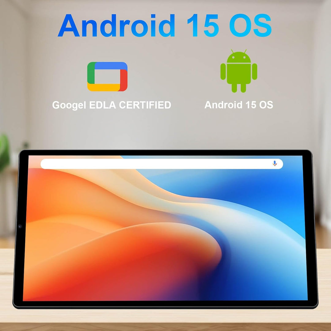 OFD 21.5 Zoll FHD Smart Portable TV,Android 15 OS,6GB RAM + 128GB Speicher, Tragbarer 1080P Touchscr