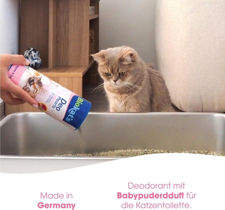 Biokat's Deo Pearls Baby Powder - Streuzusatz mit Duft für Frische und feste Klumpen in der Katzento