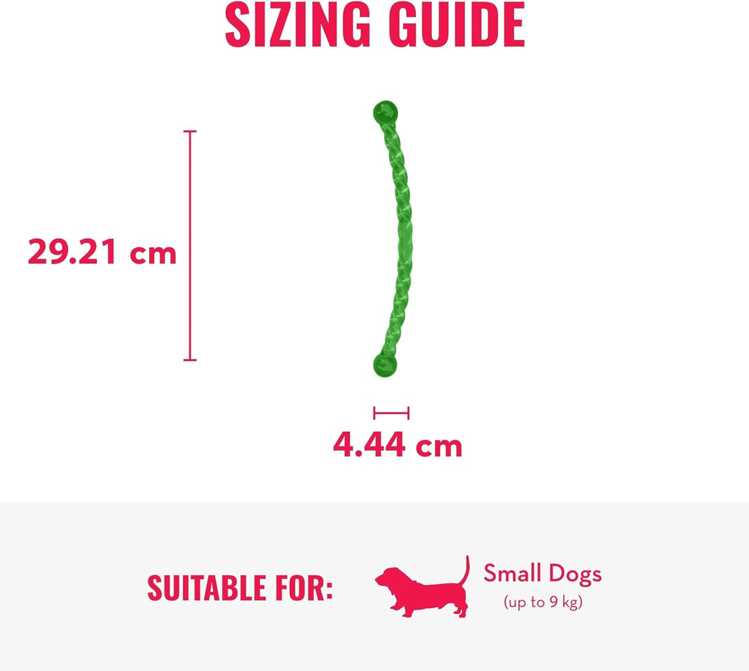 KONG – SafeStix – Robustes Apportierspielzeug aus Flexiblem, Sicherem Material – Für Kleine Hunde Sm