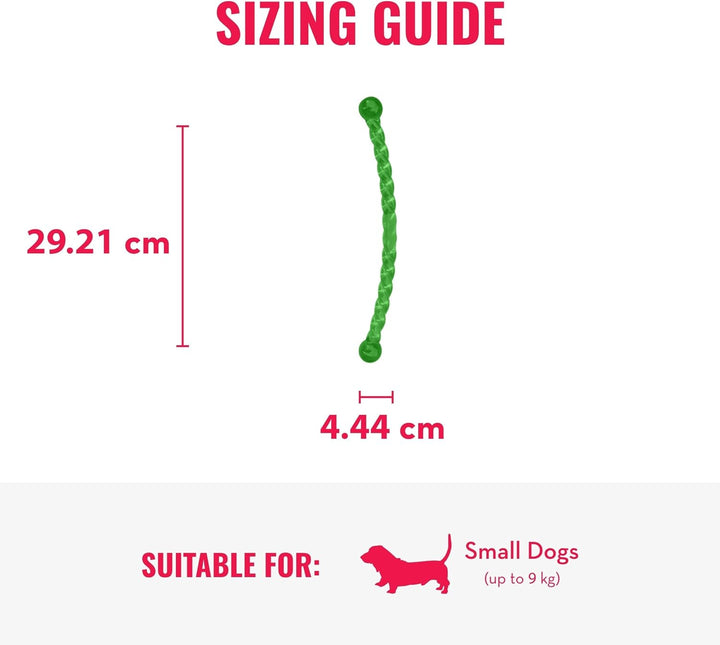 KONG – SafeStix – Robustes Apportierspielzeug aus Flexiblem, Sicherem Material – Für Kleine Hunde Sm