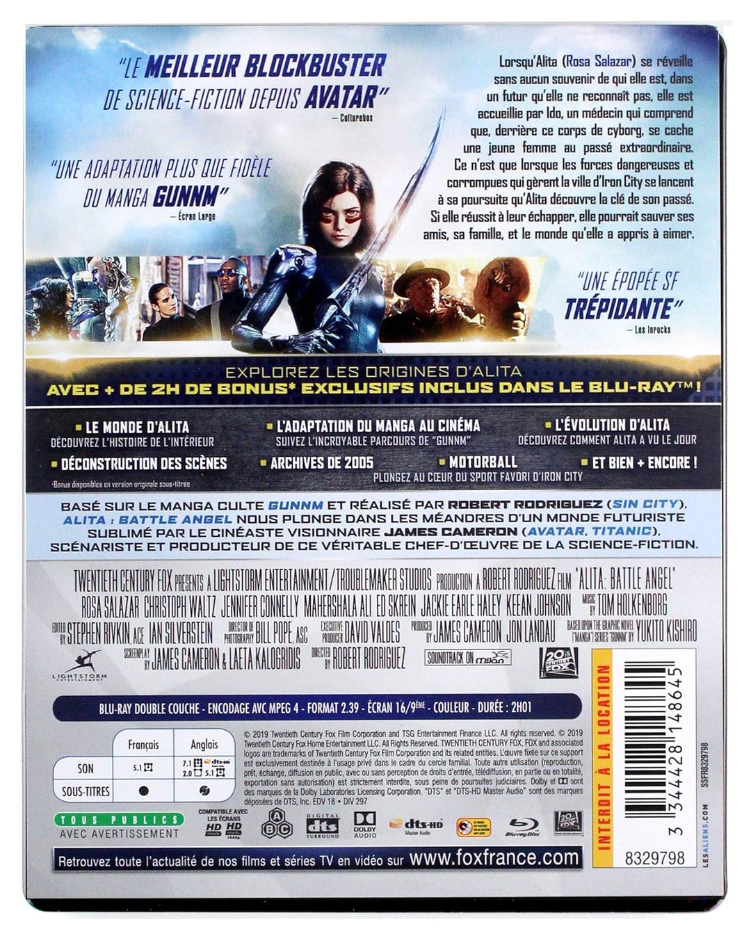 Alita: Battle Angel Steelbook [Blu-Ray] [Region Free] (IMPORT) (Keine deutsche Version), Blu-ray