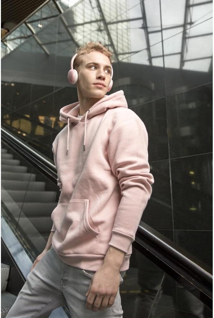 JVC HA-S20BT-P-E Bluetooth On-Ear Kopfhörer mit 3-Tasten-Bedienung Rosa, rosa