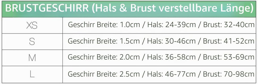 Max &amp; Molly Hundegeschirr in H-Form, Ultrabequemes Geschirr Hund aus Neopren für sehr kleine Hunde,
