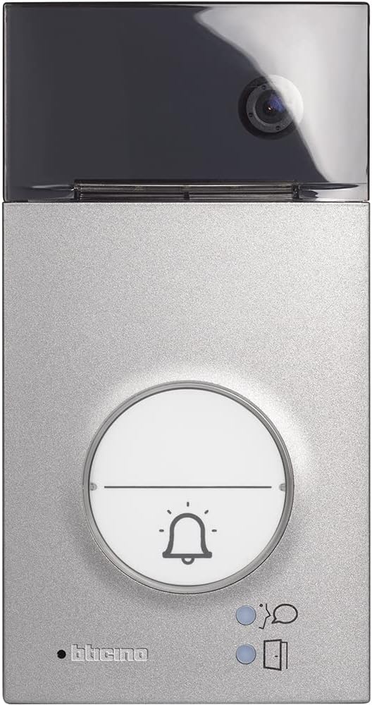 Legrand Video-/Audio Türstation LINEA 3000 mit Weitwinkel-Farbkamera und LED-Beleuchtung, 1 oder 2 F