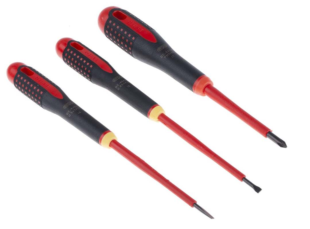 Bahco Ergo Elektriker Schraubendreher-Set 5teilig Schlitz, Kreuzschlitz Phillips