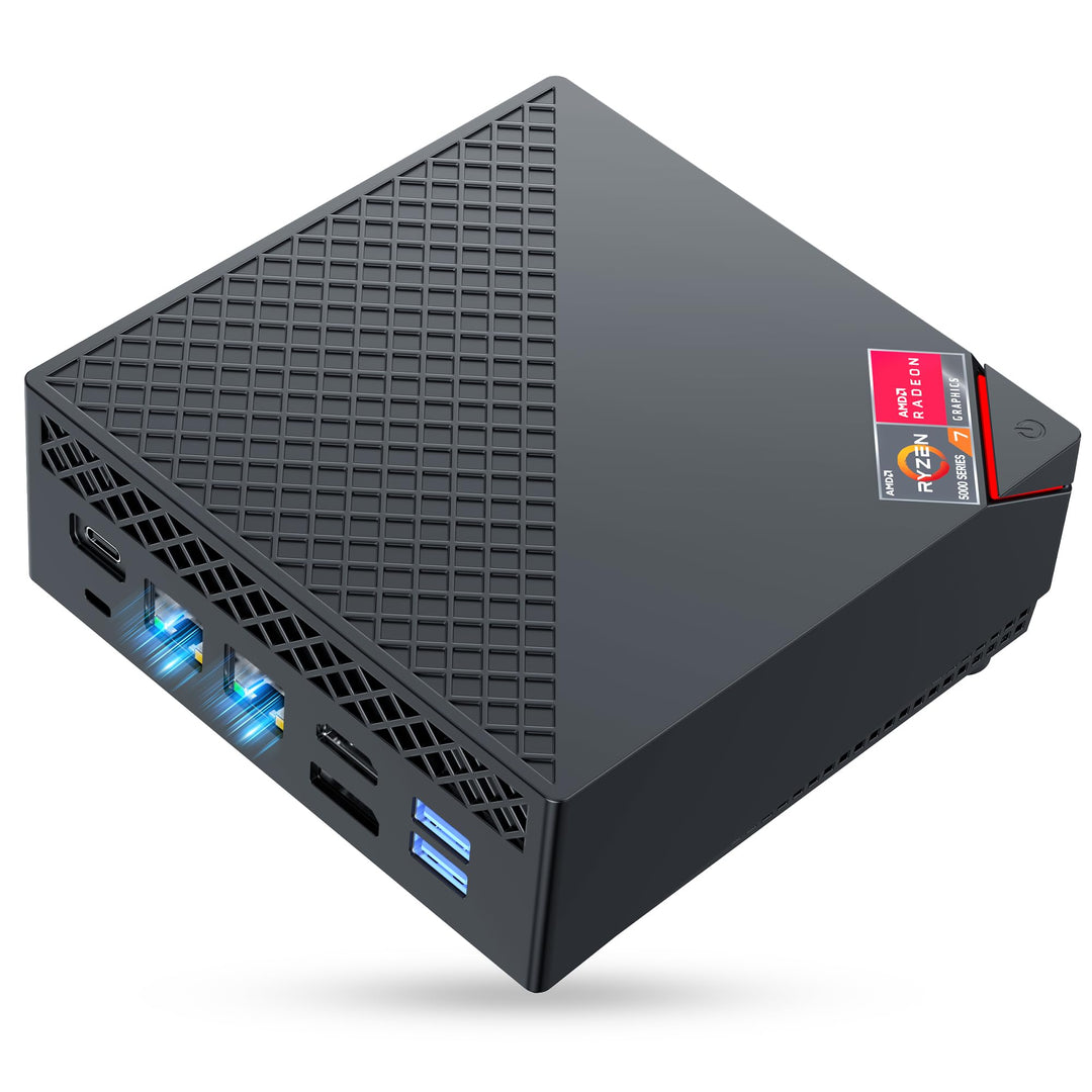 NiPoGi AM06 PRO Mini PC АMD Ryzen 7 7730U(8C/16T, bis zu 4,5 GHz), 32 GB DDR4 1024 GB M.2 SSD Mini D
