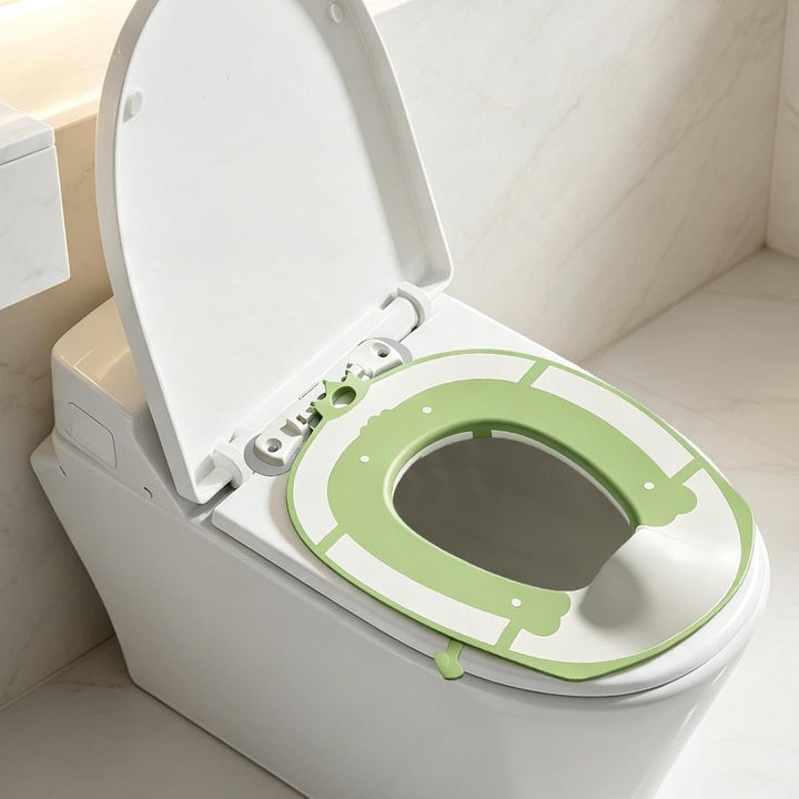 Töpfchen-Sitz Für Toilette Rutschfest Klappbar Tragbar Saugnapfabdeckung | Töpfchentraining Toilette