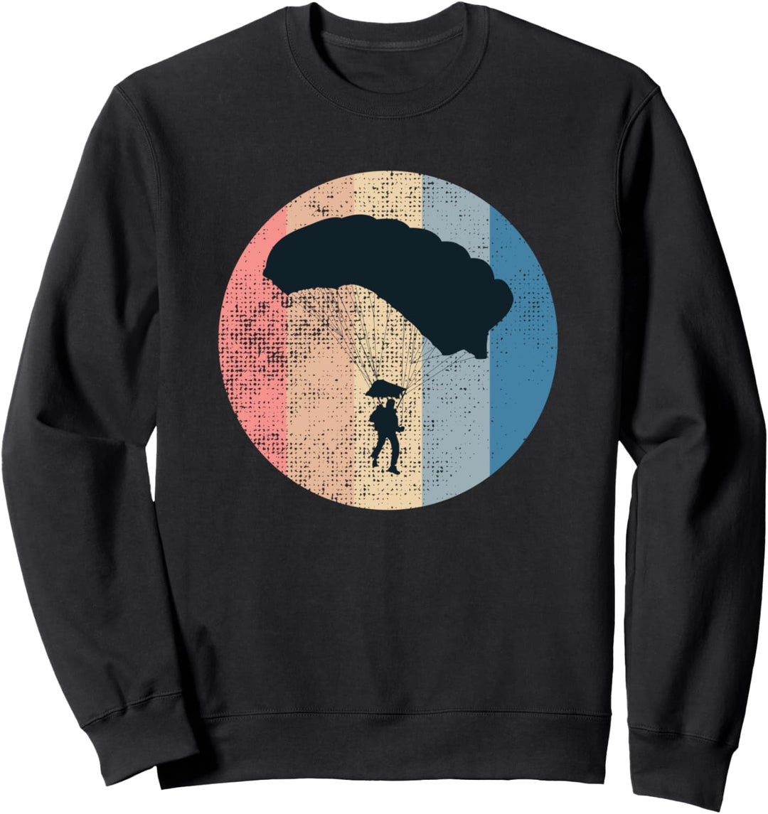 Gleitschirm Vintage Parasailing Geschenk Fun Sweatshirt